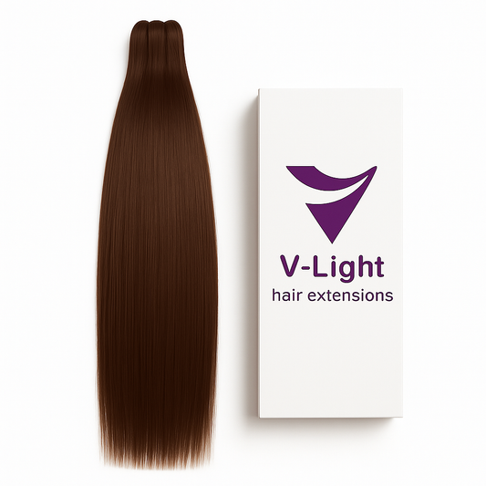 V-Light – Extensions 100 % Naturelles pour une Chevelure Sublime et Professionnelle