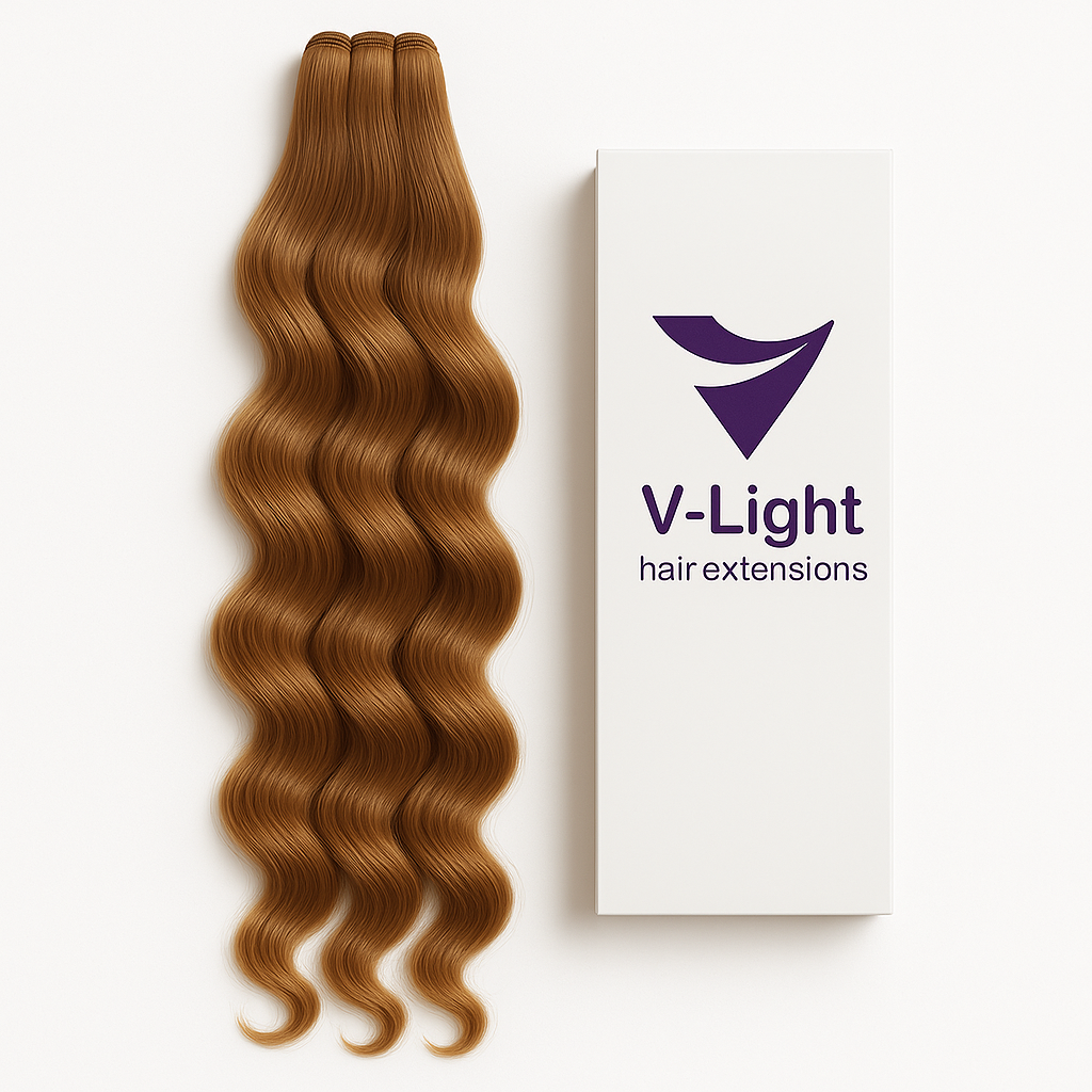 V-Light – Extensions 100 % Naturelles pour une Chevelure Sublime et Professionnelle