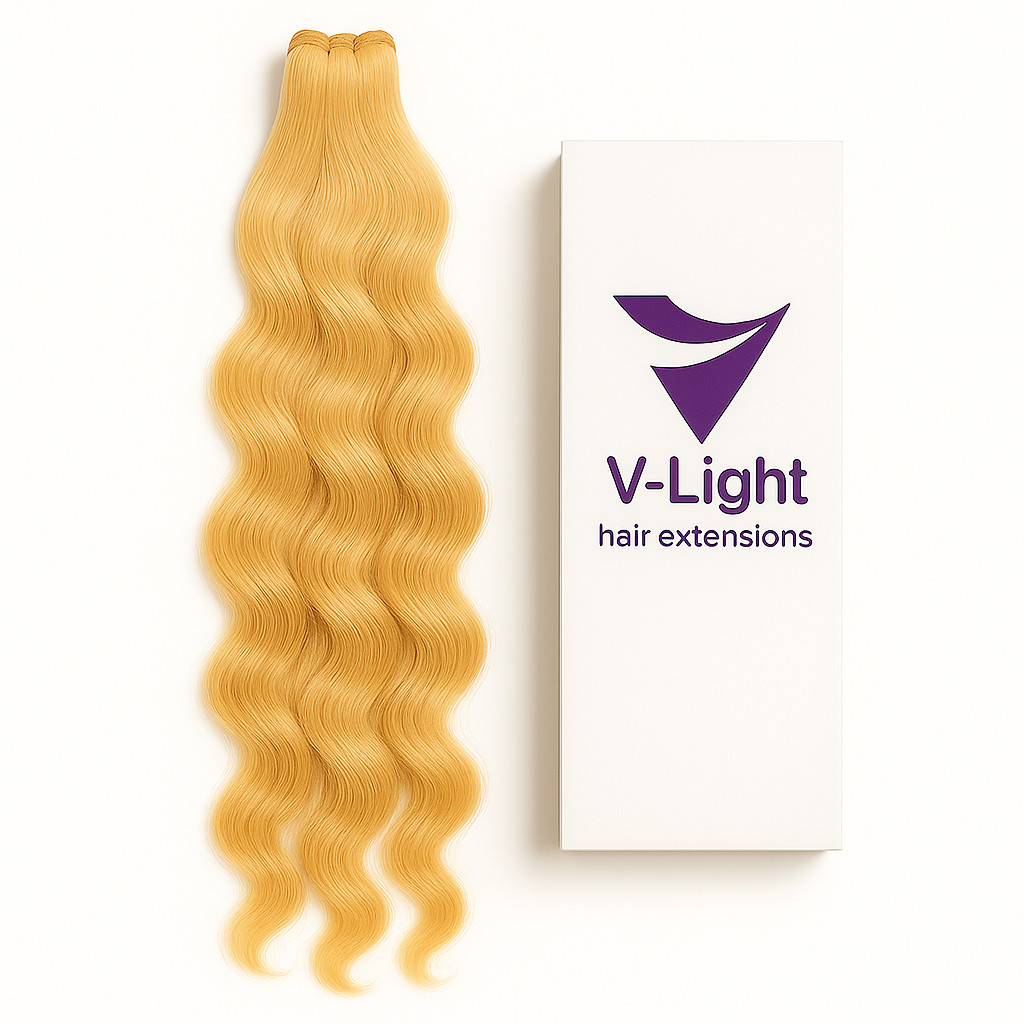 V-Light – Extensions 100 % Naturelles pour une Chevelure Sublime et Professionnelle