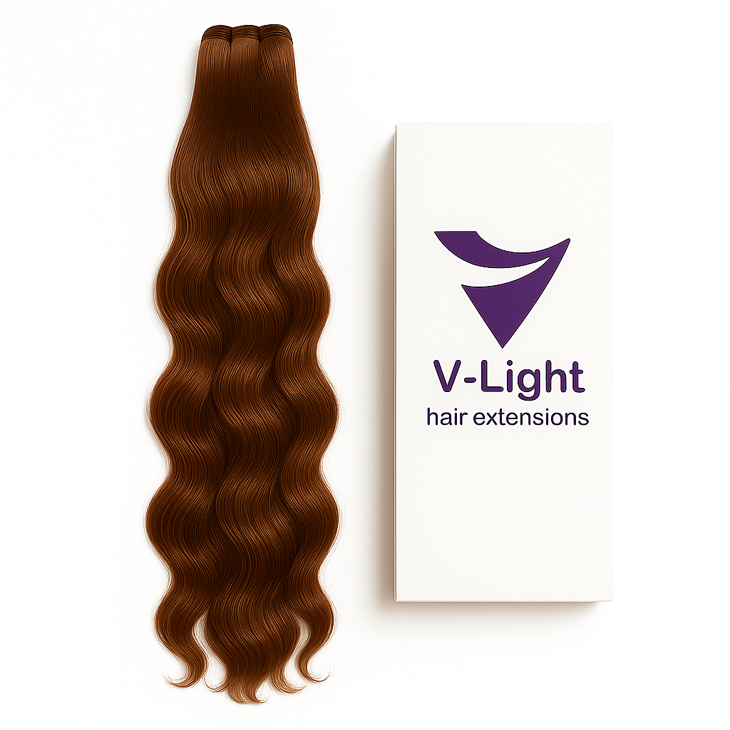 V-Light – Extensions 100 % Naturelles pour une Chevelure Sublime et Professionnelle