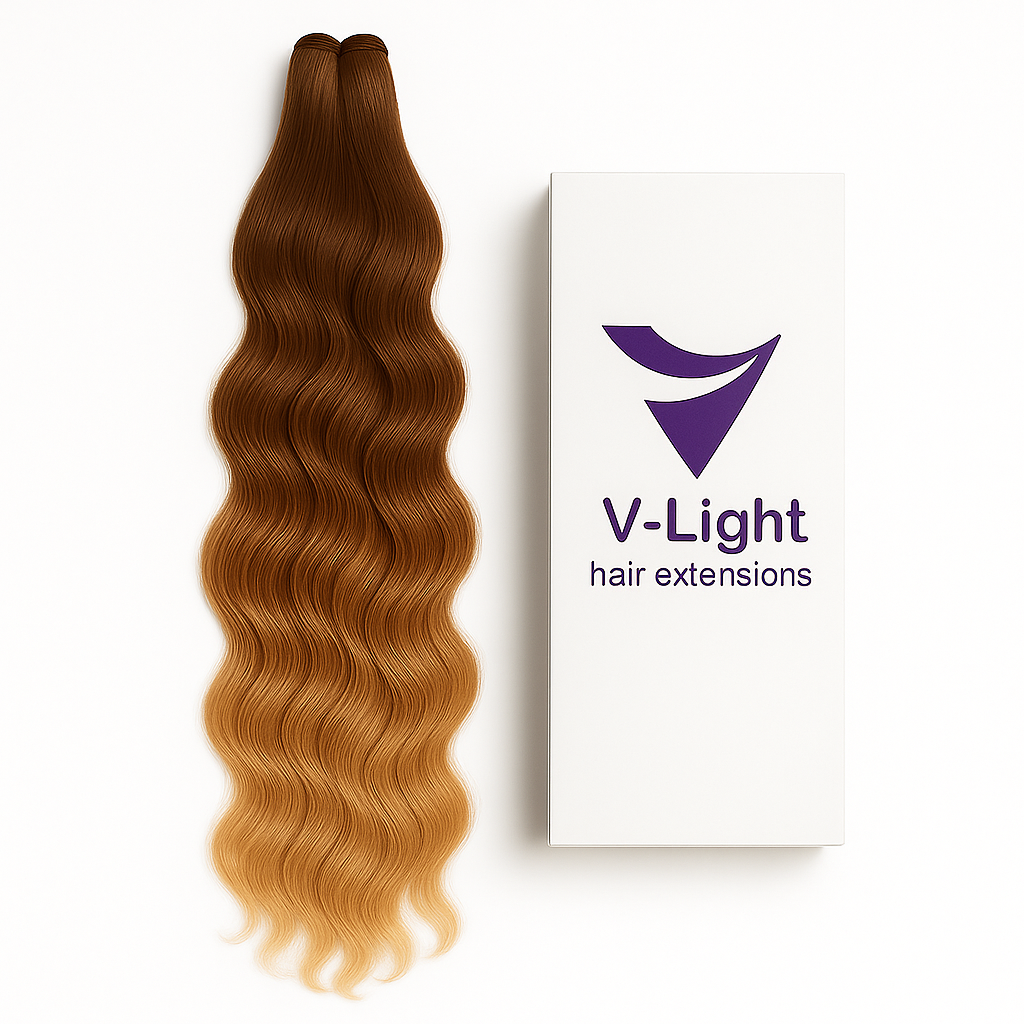 V-Light – Extensions 100 % Naturelles pour une Chevelure Sublime et Professionnelle